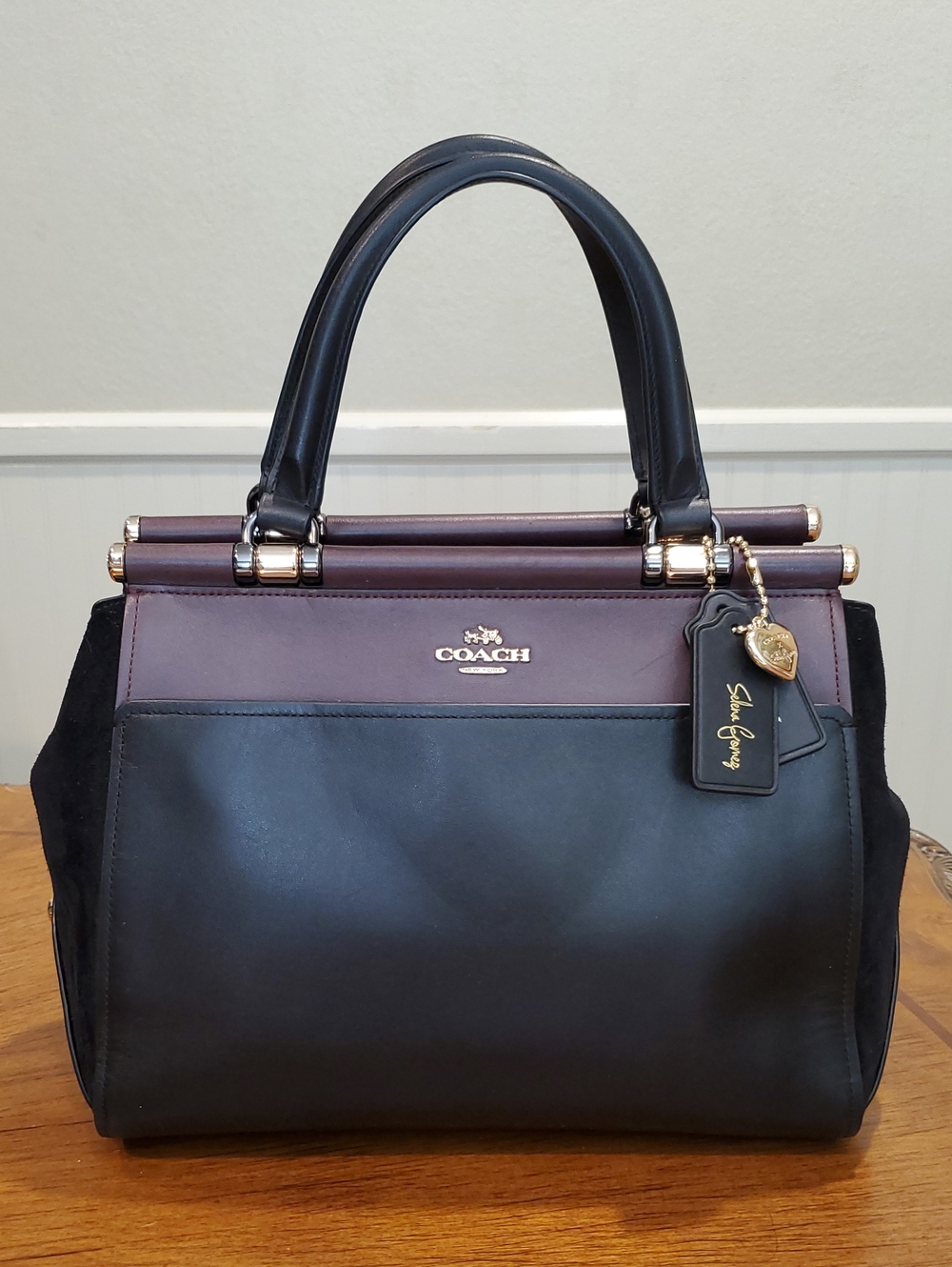 Like NEW Coach x Selena Gomez Colorblock Grace Bag